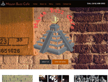 Tablet Screenshot of mayanbuzzcafe.com